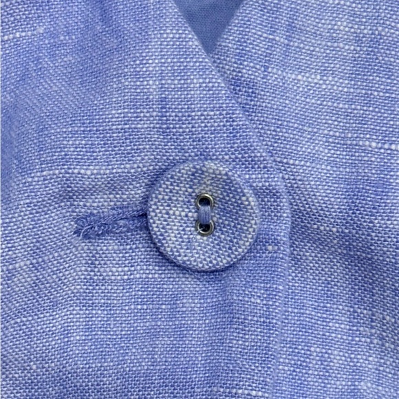 Quince 100% Linen Vest Top Button Front Tailored NWT Size Small - Picture 7 of 7